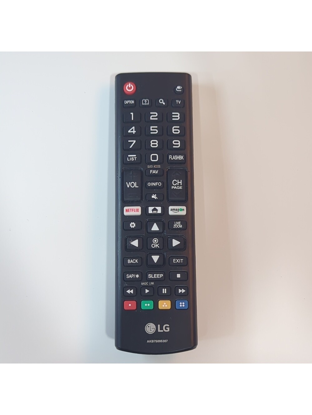 LG Wireless TV Remote Control Black Netflix AKB76095307 For LG
